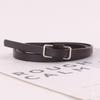 Classy Women's Black Decorative Waist Belt In Pu Leather Ideal For Spring Fashion And Business Casual