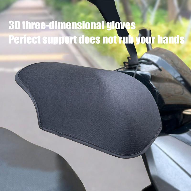 Motorcycle Handlebar Gloves Electric Vehicle Sun Protection Gloves Mittens Adjustable Strap Hand Covers Windproof Waterproof