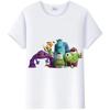 Casual Monsters, Inc. T-Shirt White Female TShirt James -P- Sullivan Funny Mr.Q Graphic Tees Aesthetic Clothing Unisex
