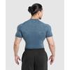 Gymshark TecTonic Бесшовная футболка Cargo Blue Cool Blue A1b1p UC4f