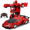 2-in-1 Transforming Robot - M0D10E - Forward, Backward, Left, Right Controls - Remote Control - Red