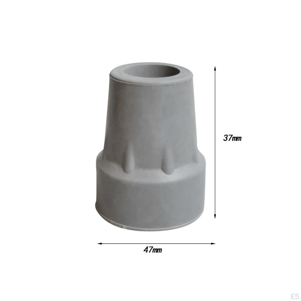 5x Crutch Tips Sturdy Accessories High Performance Walking Stick Rubber