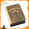Halloween Decoration Spell Book Decorative Gothic Spooky Prop with Sound Lights for Shelves