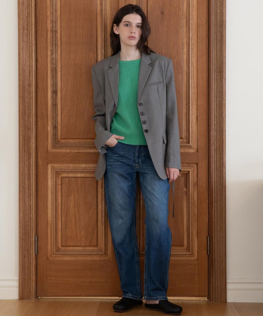 JMARKNEWYORK Tailored Single Slit Jacket_2Color