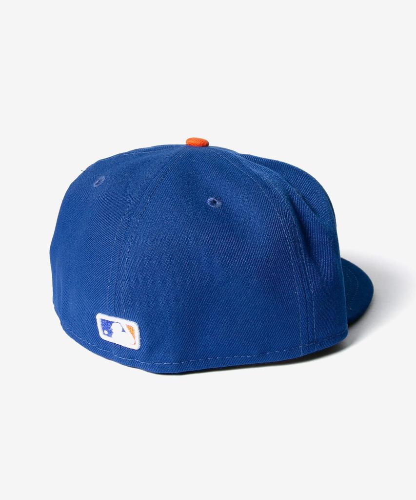 New Era 59FIFTY Blue Orange Size 7 & Cap, 5/8 (Used)