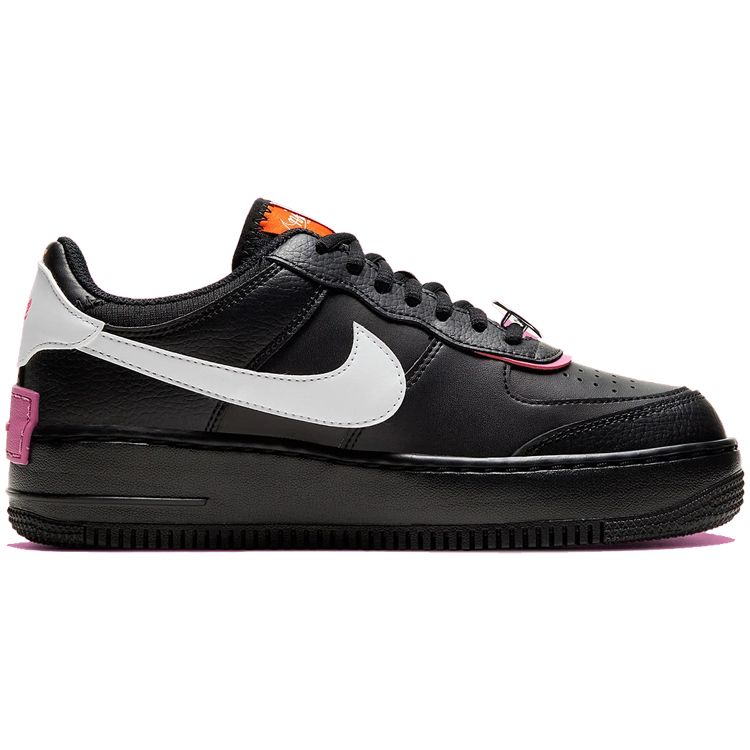 Nike Женские кроссовки Air Force 1 Shadow Cosmic Fuchsia Black Limelight White CU4743-001