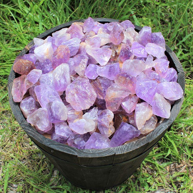 Natural Rough 100g Amethyst Gravel Stone Quartz Crystal Gemstone Home Decor