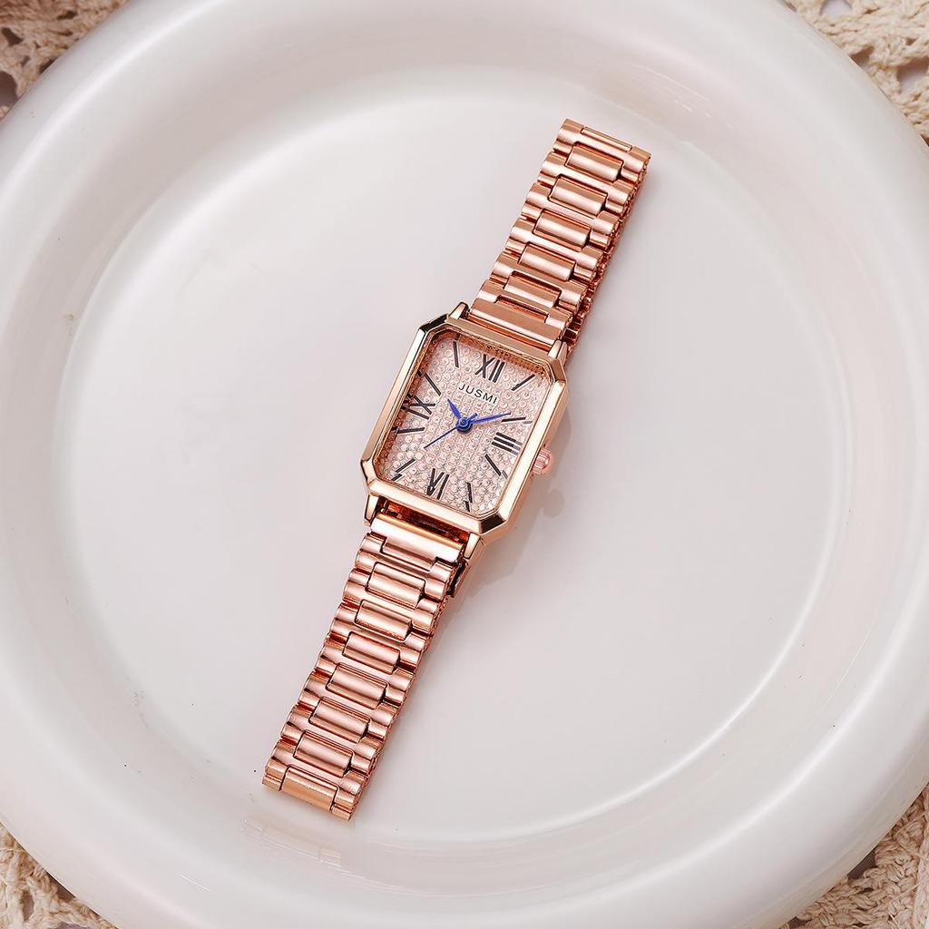 Нишевые квадратные женские кварцевые часы Mori Girl - Стильные и простые для студентов