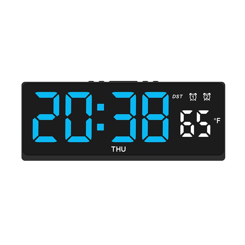 Multialarm Modern Led Desk Clock With Temperature Display For Office Or Bedroom Use