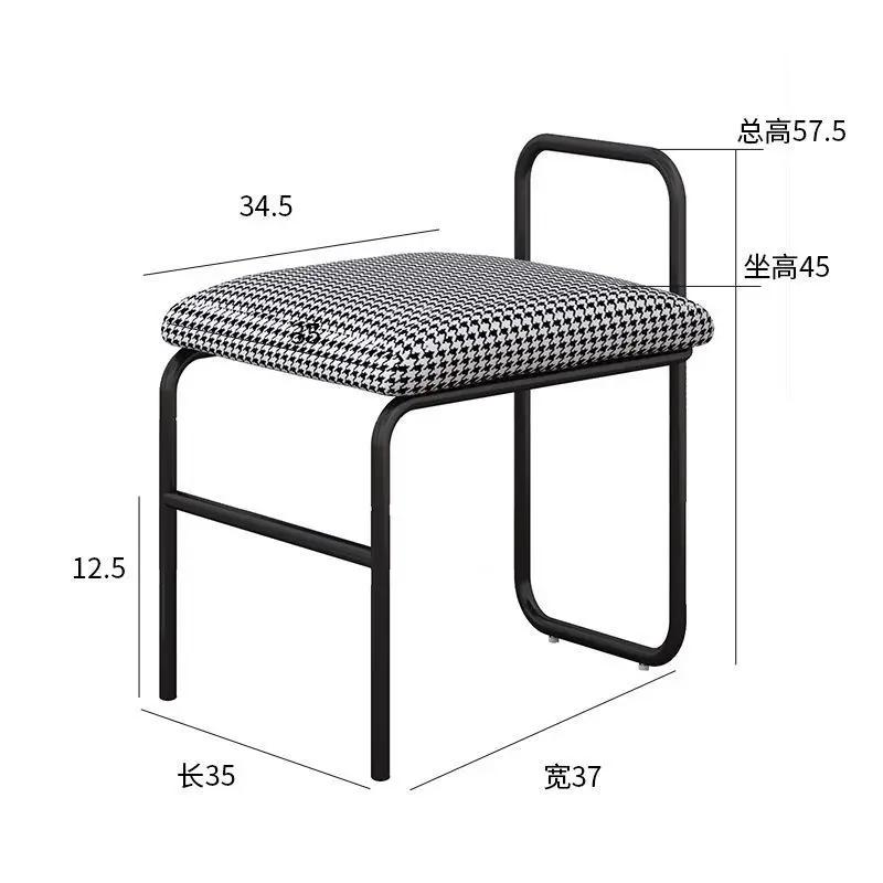 Скандинавский Современный Обеденный Стул - Фланелевое Кресло-Софа, Подходит для Гостиной, Кухни и Дома, Минималистичная Мебель