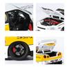 1/18 Nissan Skyline Ares GTR R34 Alloy Modified Wide Body Sports Car Model Diecast Raing Vehicle Car Model Sound Light Kids Gift
