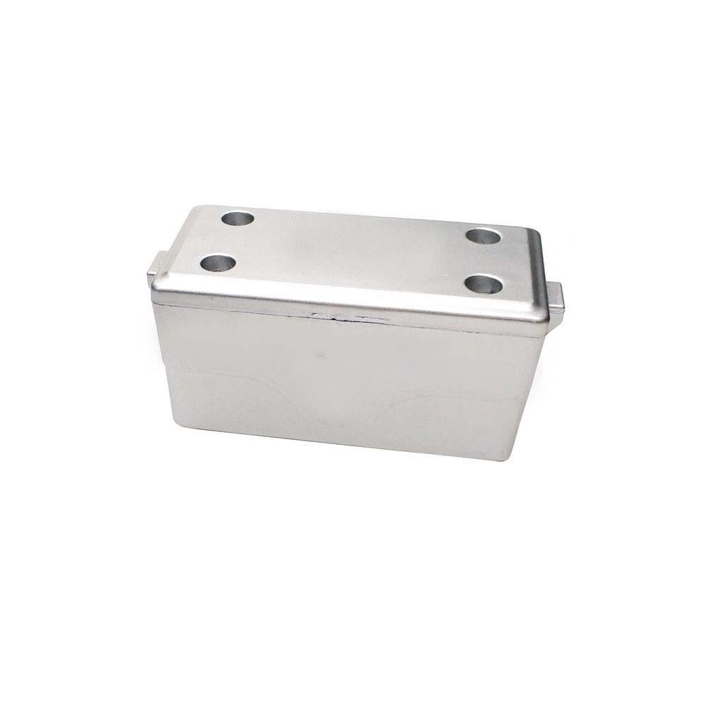 Реалистичный серебристый декоративный ящик для инструментов из твердого пластика для 1/10 RC краулеров, комплект из 2 штук