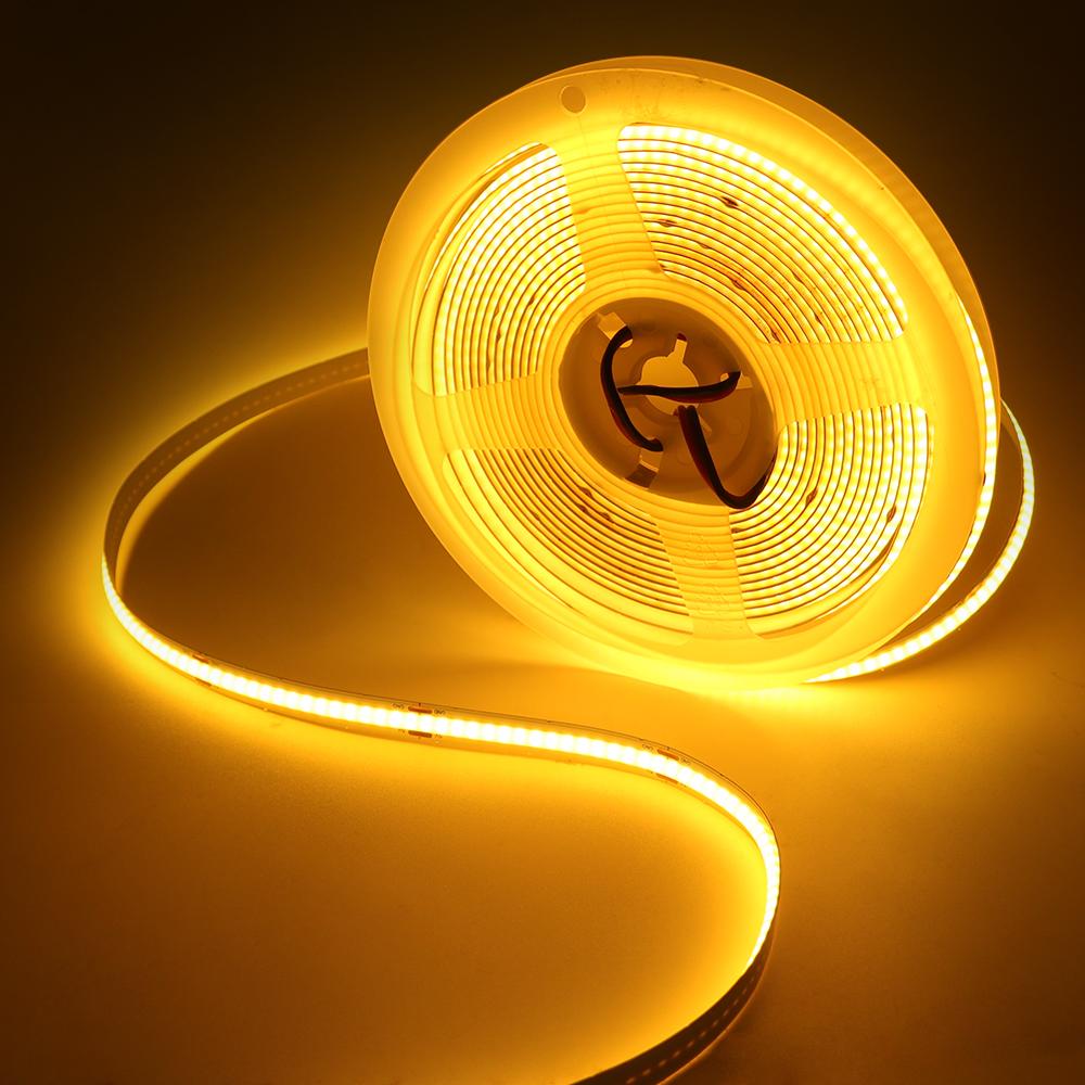 Motion Sensor COB Led Light Strip Battery 3mm 5mm 8mm PCB Width Under Bed Lamp For Cabinet Wardrobe Kitchen Stairs 1M 2M 4M 5M