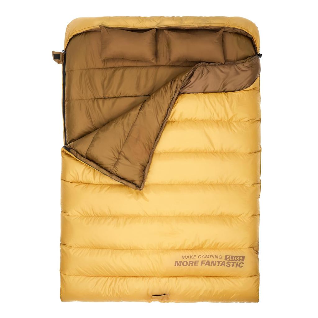 Спальный мешок для кемпинга BISINNA на двоих, конверт может быть полностью для сна в походном наборе для хранения, в комплекте x 150 см, для людей, для улицы, тип, компактный,