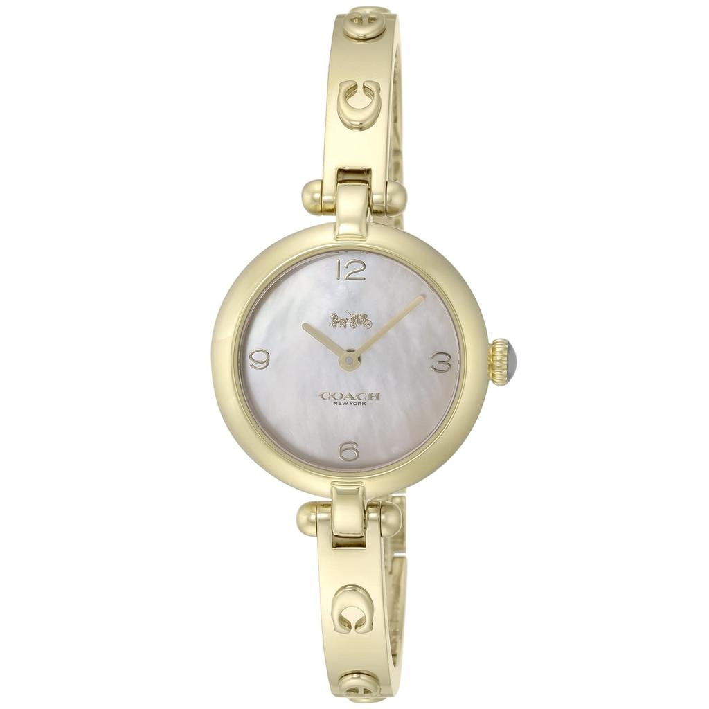 Watch CARY White Pearl Dial Stainless Steel Quartz 26MM Watch 14504006 Gold [Coach] Women's [Item]