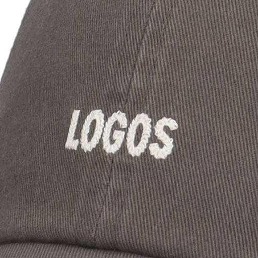 LOGOS Базовая хлопковая кепка с логотипом (Темно-серый)