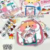  Kawali Cute Diy Sticker Games Little Hamster Keeper Quiet Book Funny Diy Anime Girls Gift Decompression Toys For Kids
