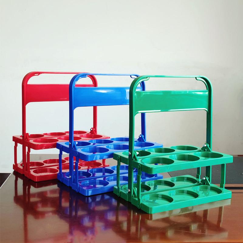 Reusable 6 Pack Beer Bottle Carrier Drink Caddy Holder Beer Rack Cup Organizer