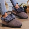 Asgard  Fashion Plush Slippers For Men Winter Outdoor Warm Anti-slip Fur Fluffy Slippers Women Soft Cozy Home Cotton Shoes