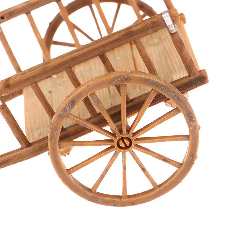 Кукольный домик Миниатюрная Имитация Собранная Тележка Модель Аксессуары для DIY Садовая Мебель Игрушки