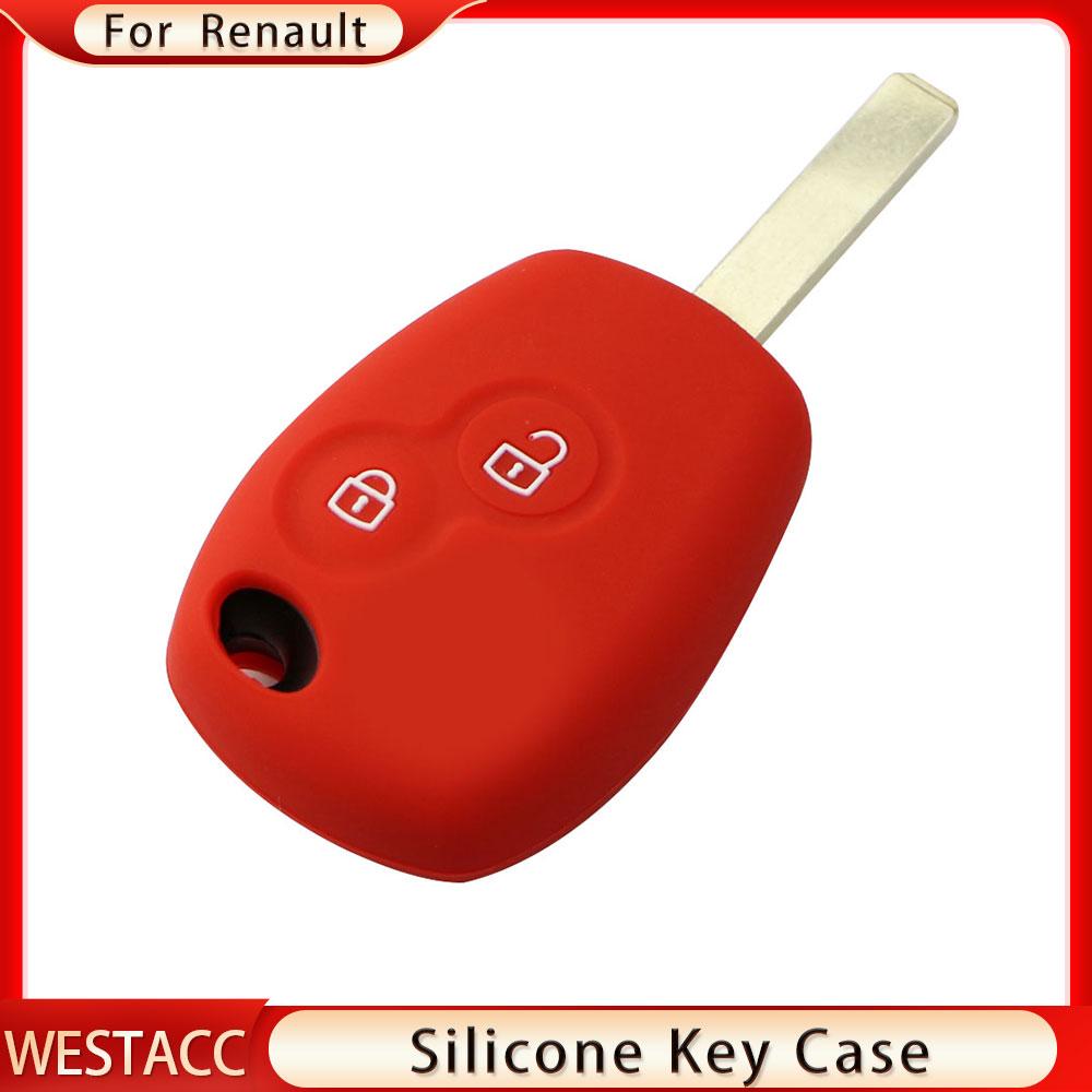Силиконовый чехол для ключей автомобиля, брелок для Renault DACIA Scenic Megane Kangoo Sandero Captur Twingo Modus Protector