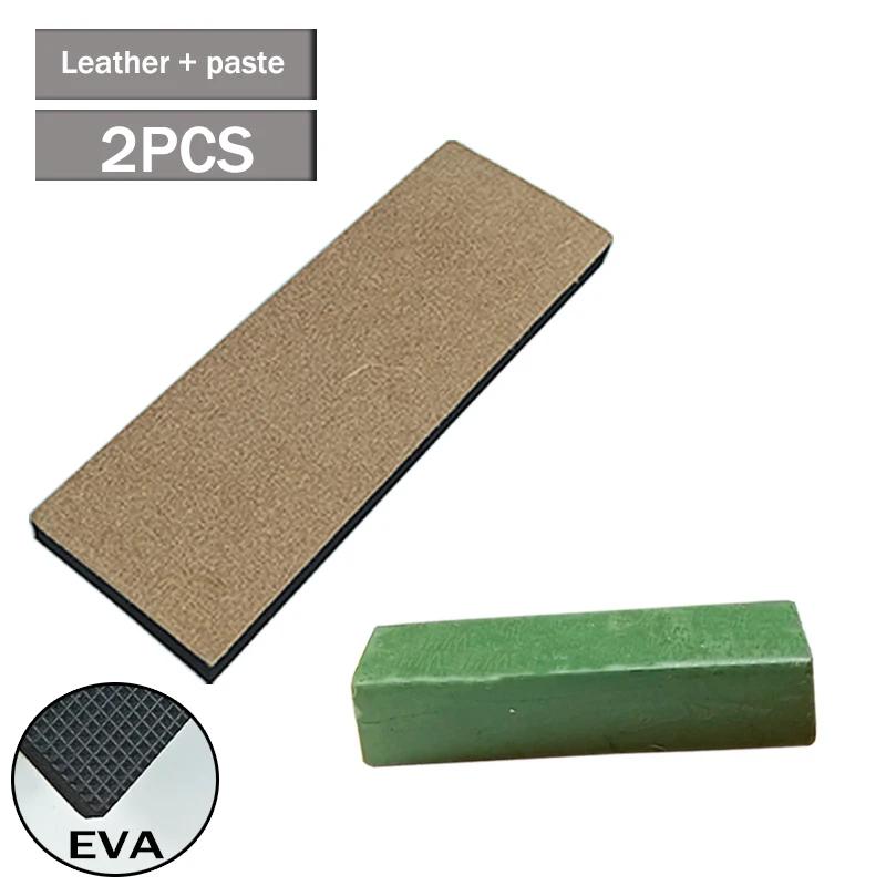 Knife Polishing Sharpener Sharpening Stone Leather Honing Strop Compound Grinding Knife Paste Polishing Paste Sharpening Tool