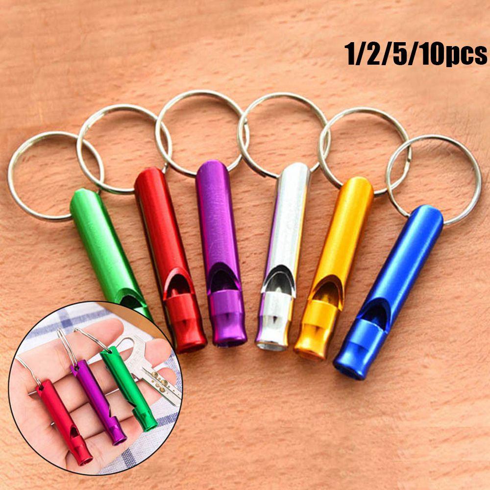 with Keyring Camping Hiking Training Accessories Emergency Whistles Survival Whistle EDC Tools