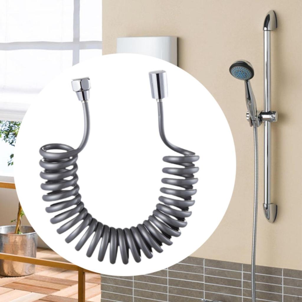 Adjustable Handheld Shower Hose with Spring Design