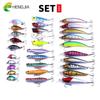 30 шт./лот, набор смешанных рыболовных приманок HENGJIA, пластиковый поппер/крэнкбейт/госьян, бионический воблер, рыболовные снасти