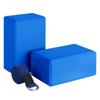 Yoga Block and Yoga Strap Set EVA Foam Soft Non-Slip Yoga Blocks Universal Pilates Stretching and Toning Workouts