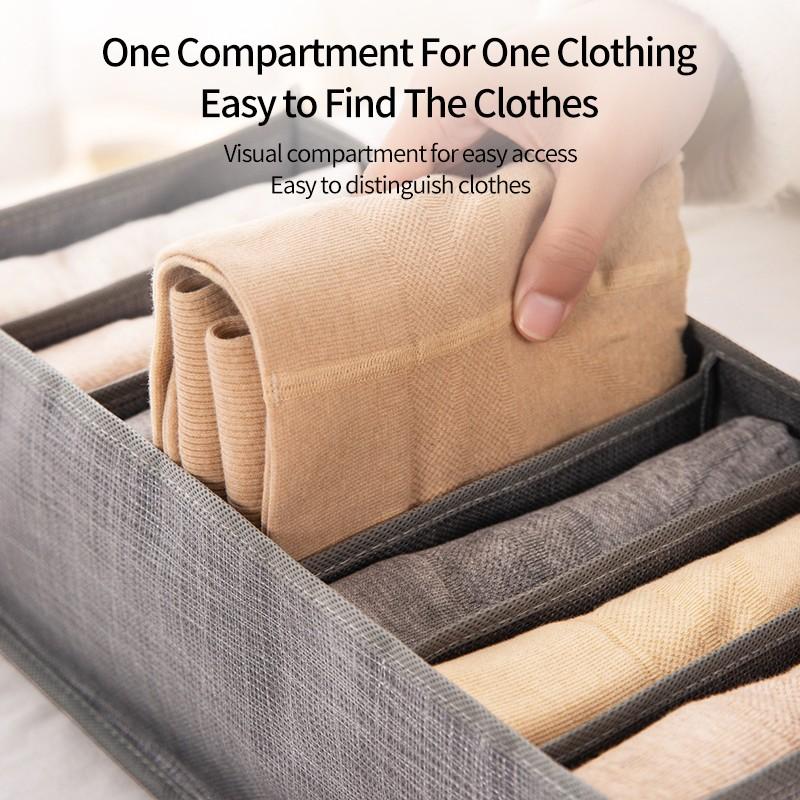 Органайзер для джинсового шкафа, ящики для хранения, органайзер для шкафа, перегородки для шкафа, органайзеры для ящиков, складная коробка для хранения нижнего белья
