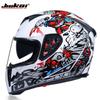 JIEKAI Electric Car Helmet Men's And Women's Full Helmet Double Lens Anti Fog Motorcycle Personality Cool Safety Helmet
