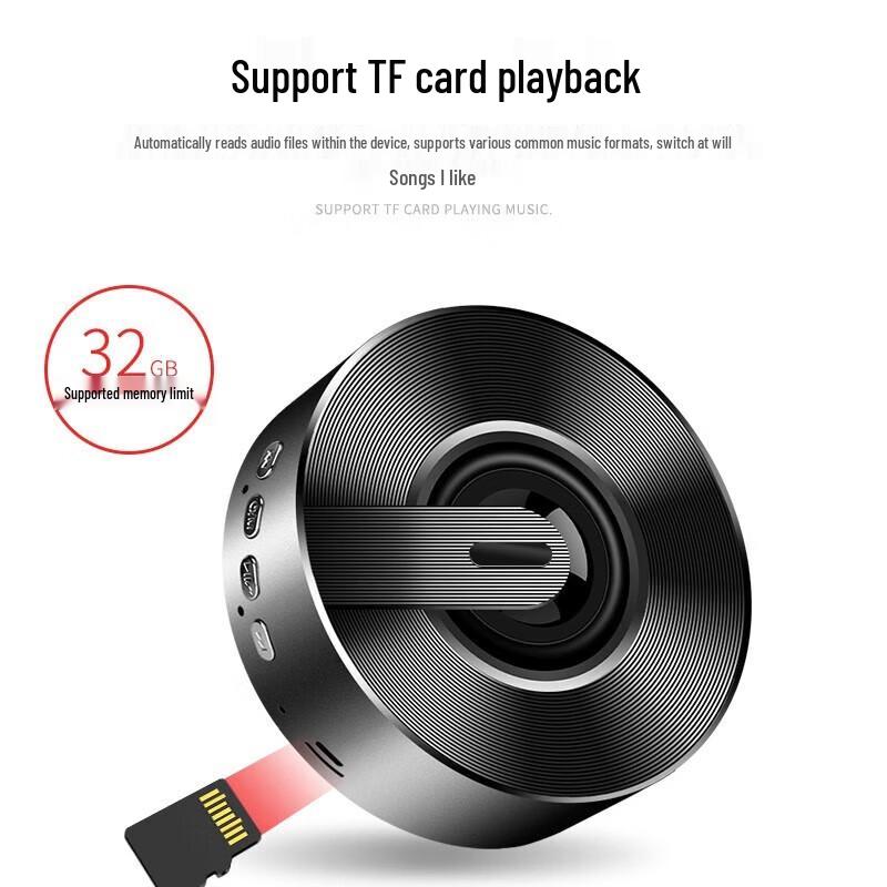 SooPii Portable Mini Wireless Bluetooth Speaker CN plug (adapter included)