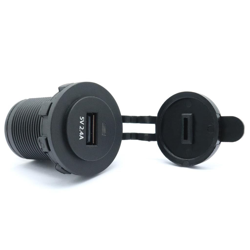 Single Port USB Car Charger 5V 2.4A for IPad IPhone IPod - Fast Charging At Full Speed Car RV Yacht Mini USB Car Charger Led