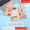 Cartoon Coffee Combo Pack: Children's Notebook & Irregular Sticky Notes Planner