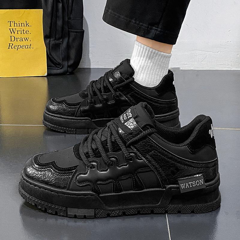 Мода Harajuku Style Модные мужские низкие кроссовки Удобные дизайнерские кроссовки на платформе Повседневные мужские туфли на плоской подошве Кроссовки Zapatillas Informales