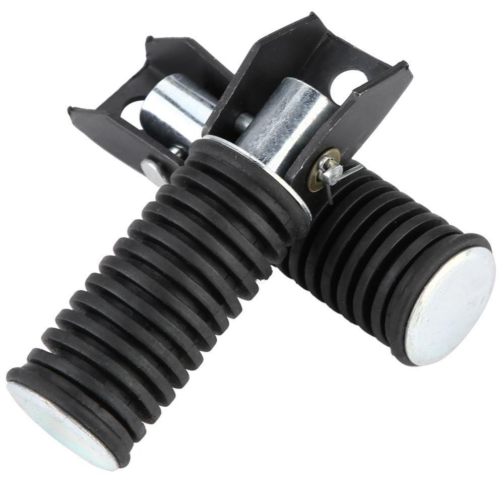 2pcs Foldable Design Rear Foot Pegs Durable Metal Construction Motorcycle Foot Pegs Rear Seat Area