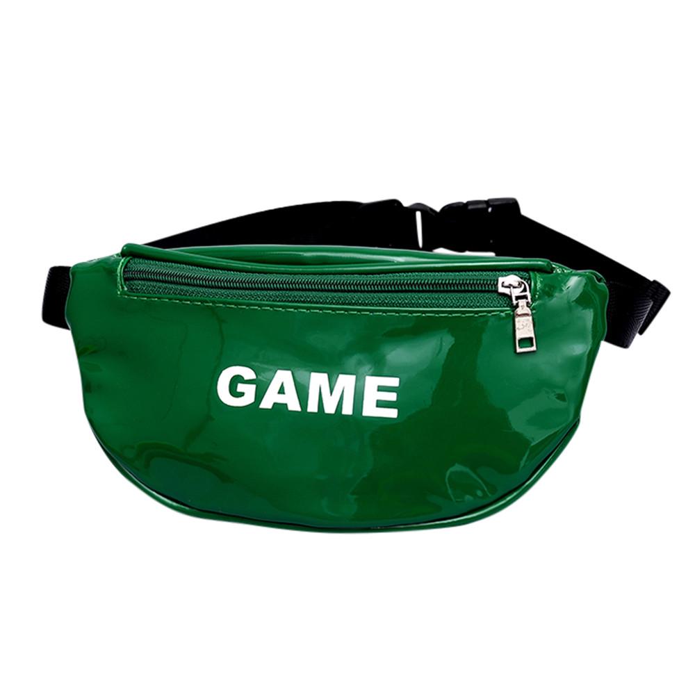 Студенческая уличная детская сумка через плечо для мальчиков и девочек с буквенным принтом, нагрудная сумка, сумка для телефона