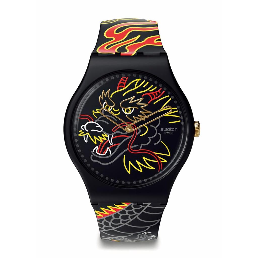 Watch DRAGON IN WIND Black [Swatch] PAY! SO29Z137-5300