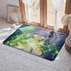 N Nahida G Genshin I Impact game Floor Mat Eco  Flannel Doormat Non Slip Odorless Indoor Floor Rug Soft Short Plush Home Mat