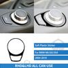 For BMW M6 E63 E64 2004-2010 Gear Shift Box Multimedia Radio Frame Cover Piano Black Stickers Car Sticker Interior Accessories