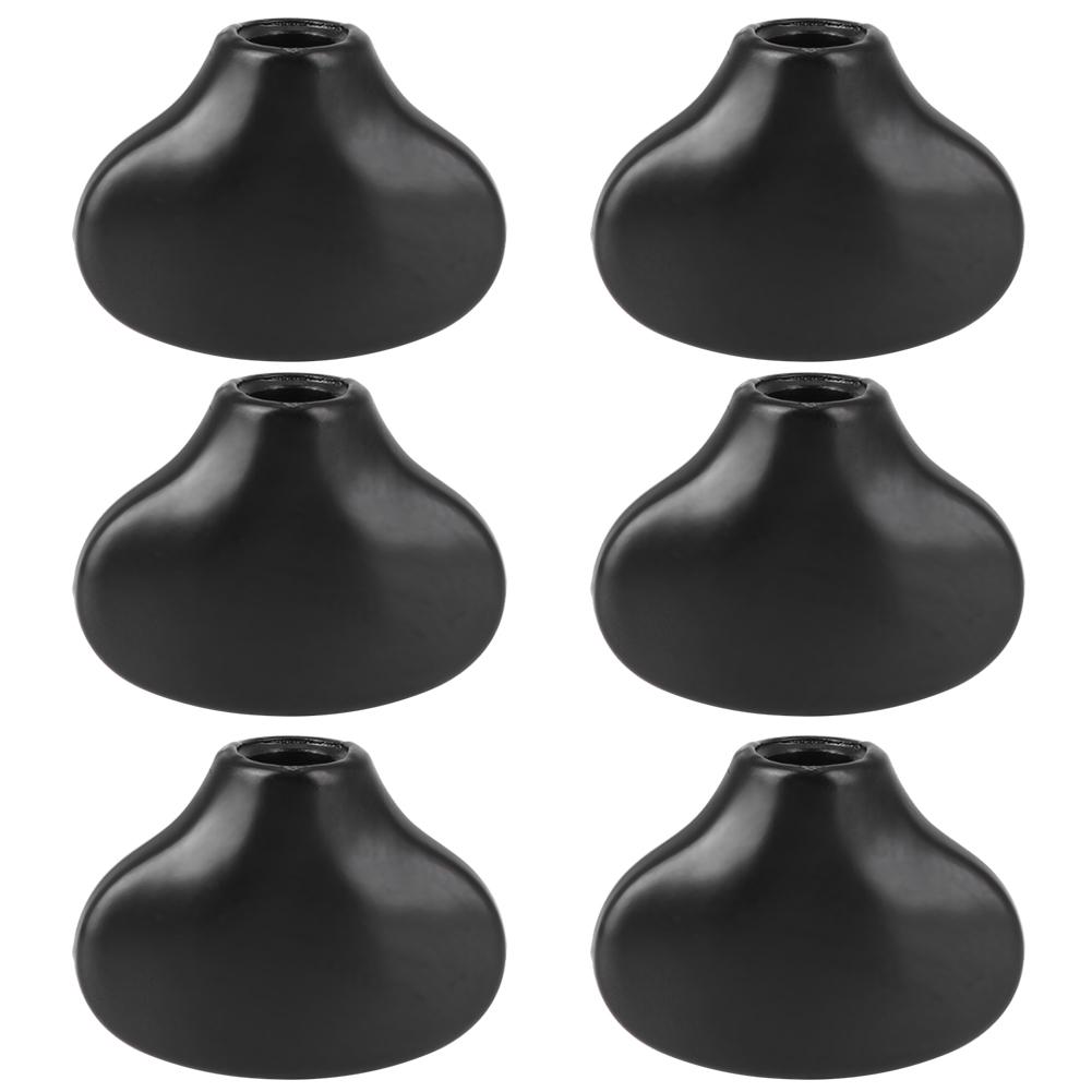 Колпачок колка укулеле ручка колка форма рыбий хвост маленький гитарный вал пряжка черный