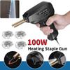 1 комплект ремонтного сварочного аппарата с 200 сварочными гвоздями, степлер для ремонта бампера автомобиля 100 Вт для посадки гвоздей для заделывания трещин и термической резки
