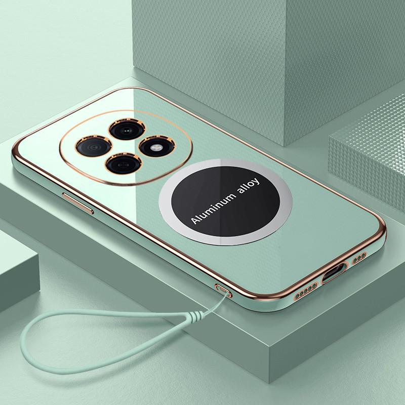 Чехол для Xiaomi Redmi Note 14 Pro+ Чехол для телефона Redmi Note 14 Pro Магнитное притяжение Покрытие Противоударная силиконовая задняя крышка