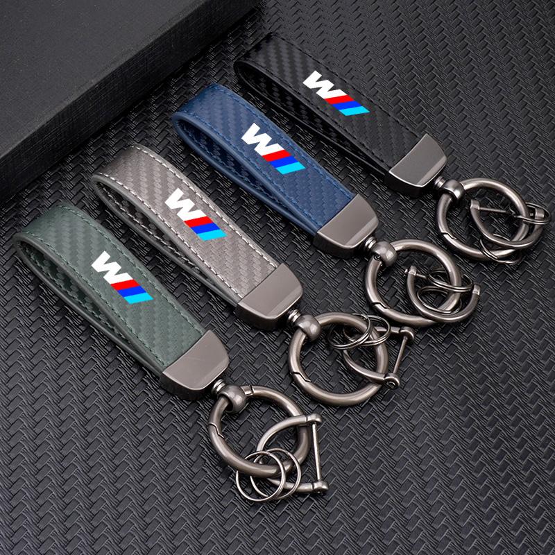 Car Carbon Fiber Keychain Microfiber Key Chain for BMW M Performance E36 E46 E90 E60 F10 F30 E39 F20 E87 E92 G30 X5 E70 E91 G20 ydbn48
