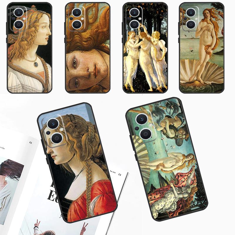 Чехол Sandro botticelli Renaissance art для OPPO Reno 10 Pro 4Z 5Z 8T 4 5 6 7 8 Lite OPPO Find X6 Pro X3 X2 Neo X5 Lite