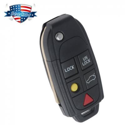Корпус ключа-брелока с неразрезанным лезвием, откидной для Volvo S6 2004-2009 S80 2004-2006