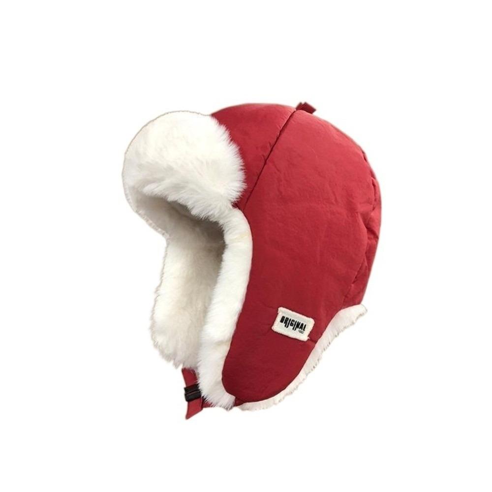Thickened Winter Pilot Hat Windproof Women Hat Retro Cycling Lei Feng Hat  Outdoor