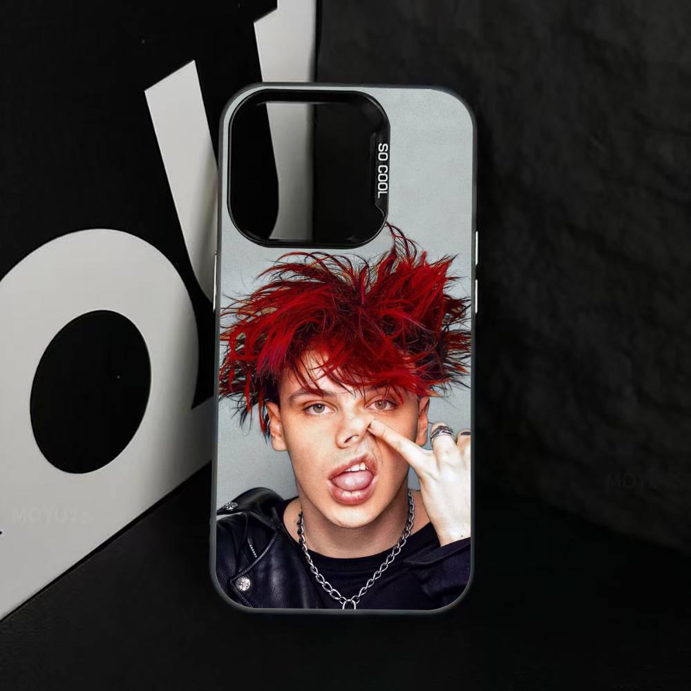 Чехол для телефона S-Singer Y-Yungblud Для iPhone 17,16,15,14,13,12,11 Plus,Pro Max,XS,Разноцветный Серебристый Чехол для телефона Funda Cover