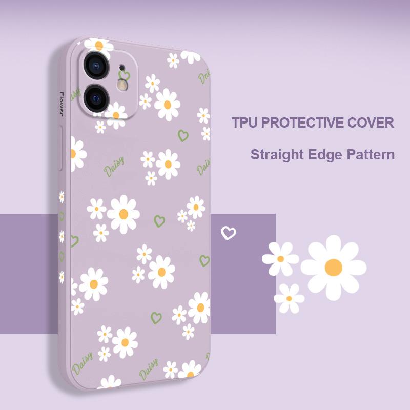 Чехол для телефона Love With Daisy для iPhone 12 11 X XR XS 8 7 SE2 Plus Pro Max Mini Силиконовая накладка